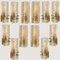 Handgefertigte Wandlampe aus Messing & Glas von JT Kalmar 12