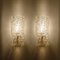 Handmade Brass and Glass Wall Lamp by J.T. Kalmar 10