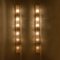 Große Wandlampen aus geblasenem Muranoglas & Messing, 1960er, 2er Set 9