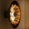 Dark Brass and Glass Wall Sconce from Raak, Netherlands, 1970s 13