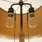 Tanganyika Walnut Veneer, Beech & Fabric Lamp, Italy, 1940s or 1950s 5