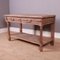 French Bleached Oak Console Table 2