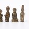 Miniature Bronze Figurines, Congo, 1950s, Set of 7 10