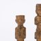 Miniatur Bronzefiguren, Kongo, 1950er, 2er Set 6