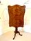Lámpara de mesa victoriana antigua de madera nudosa de nogal, Imagen 5