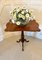 Antique Victorian Inlaid Burr Walnut Lamp Table 2