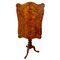 Antiker viktorianischer Lampentisch aus Wurzel- & Nussholz mit Intarsien 1