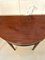 Antique George III Mahogany Half Moon Console Table 6