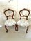 Antique Victorian Walnut Dining Chairs, Set of 4, Image 7