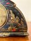 Vintage Red Chinoiserie Desk Clock 2