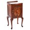 Antique Walnut Bow Front Nightstand 1