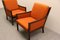 Mahogany Lounge Chairs by Ole Wanscher for P. Jeppesen, Set of 2 1