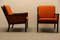 Mahogany Lounge Chairs by Ole Wanscher for P. Jeppesen, Set of 2 5