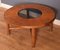 Round Teak & Glass Coffee Table from G-Plan 1
