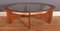 Teak Oval Fresco Teak & Glass Astro Coffee Table by Victor Wilkins for G-Plan, Image 1