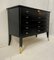 Black Wooden Chest of Drawers, France, 1940s 3