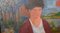 Duffy Ayers, Figura con hiedra, finales del siglo XX, pintura figurativa, años 90, Imagen 3