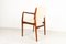 Vintage Danish Teak Armchair, 1950s, Image 7