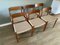 Vintage Danish Restored Teak & Papercord Model 75 Chairs by Niels Otto Møller for JL Møllers, Set of 6, Image 2