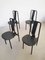 Italian Leather Irma Chairs by Achille Castiglioni for Zanotta, Set of 4, Image 6
