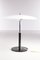 Lámpara de escritorio modelo B8802 vintage de cromo y vidrio opalino, Imagen 1