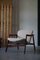Mid-Century Danish Lounge Chair in Teak and Bouclé, 1960s 10