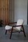 Mid-Century Danish Lounge Chair in Teak and Bouclé, 1960s 15