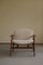 Mid-Century Danish Lounge Chair in Teak and Bouclé, 1960s 3