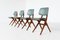 Scissor Dining Chairs by Louis Van Teeffelen for Webe, the Netherlands, 1960s, Set of 4 7