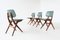 Scissor Dining Chairs by Louis Van Teeffelen for Webe, the Netherlands, 1960s, Set of 4 4