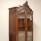 Antique Display Bookcase in Walnut & Glass 4