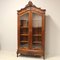 Antique Display Bookcase in Walnut & Glass, Image 10