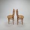 Romanian Cane and Birch Bentwood Chairs, 1960s, Set of 2 6