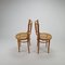 Romanian Cane and Birch Bentwood Chairs, 1960s, Set of 2, Image 6