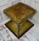 Victorian Diablo Leather Stool with Brass Stud Work 2