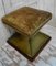 Victorian Diablo Leather Stool with Brass Stud Work 6