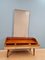 Vintage German Teak Dressing Table with Very Large Mirror, 1950s 9