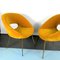 Gold Velvet Armchairs by Silvio Cavatorta, 1950s, Set of 2 6