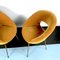 Gold Velvet Armchairs by Silvio Cavatorta, 1950s, Set of 2 5