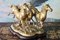 Vintage Brass Statue with Three Running Horses. France, 1970s, Image 2