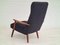 Danish Reupholstered High-Backed Armchair in Wool, 1960s 13