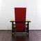 Stuhl in Rot & Blau von Gerrit Rietveld für Cassina 18