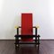 Chaise Rouge et Bleue par Gerrit Rietveld pour Cassina 17