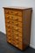 German Beech Industrial Apothecary Cabinet, Mid-20th Century 11