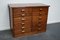 Oak German Industrial Apothecary Cabinet, Mid-20th Century, Image 4
