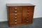 Oak German Industrial Apothecary Cabinet, Mid-20th Century, Image 6