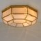 White Hexagonal Glass Flush Mounts / Wall Lights from Limburg, 1970s, Set of 2 11