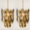 Large Chandeliers in Citrus Swirl Smoked Glass from Kalmar, Austria, 1969, Set of 2, Image 2