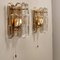 Palazzo Wall Light Fixtures in Gilt Brass and Glass by J. T. Kalmar, Set of 2 4