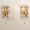 Palazzo Wandlampen aus vergoldetem Messing & Glas von JT Kalmar, 2er Set 3